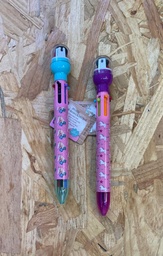 Bolígrafo 6 colores y sello